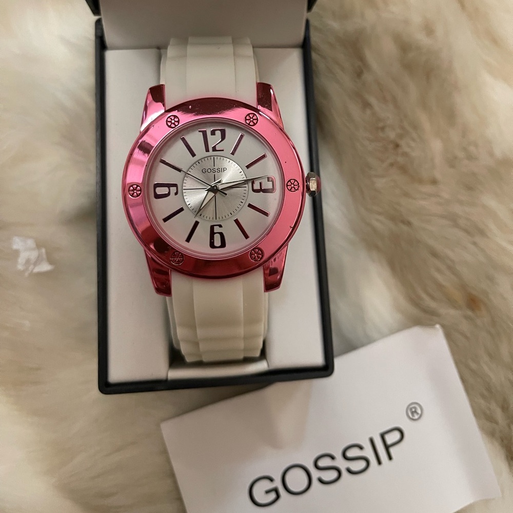 Gossip silicone strap watch